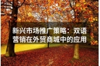 新兴市场推广策略：双语营销在外贸商城中的